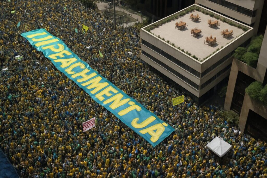 Brasileiros protestam pelo impeachment de Moraes neste 7 de Setembro