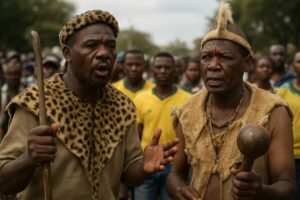 Curandeiros sul-africanos prometem resolver tudo. Até pontaria dos Bafana