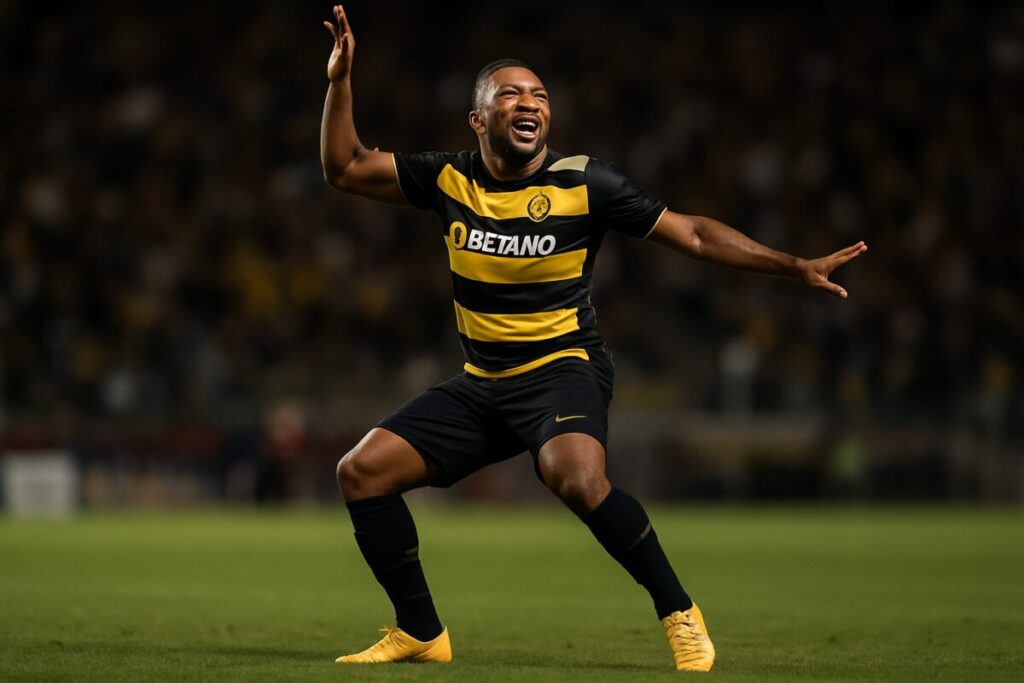 Noite de Walter tem gol, dança no estilo Beyoncé e ‘pezinhos no chão’