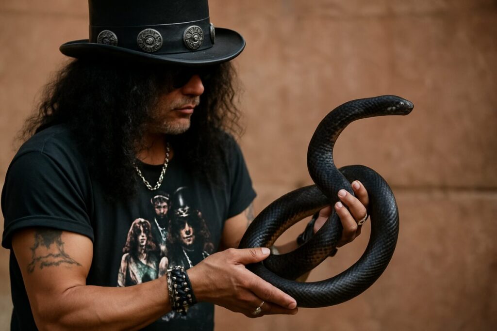 Nova espécie de cobra é batizada em homenagem a Slash, do Guns N’ Roses