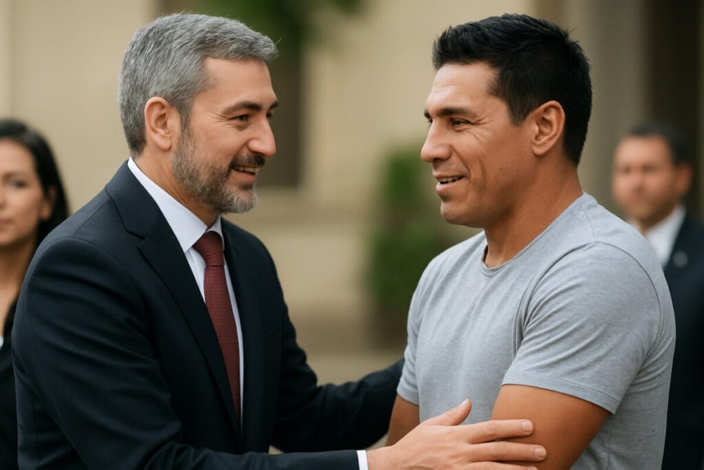 Presidente do Paraguai se encontra com Cabañas: 'Está muito bem'