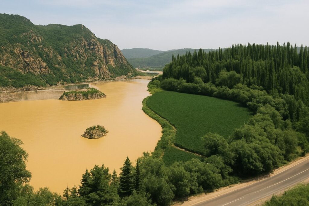 Rio Amarelo mudou de cor após a China plantar milhões de hectares de árvores