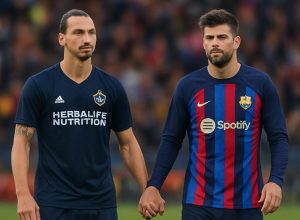 Ibrahimovic e Piqué: Foto de mãos dadas gera controvérsia na Espanha