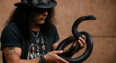 Nova espécie de cobra é batizada em homenagem a Slash, do Guns N’ Roses